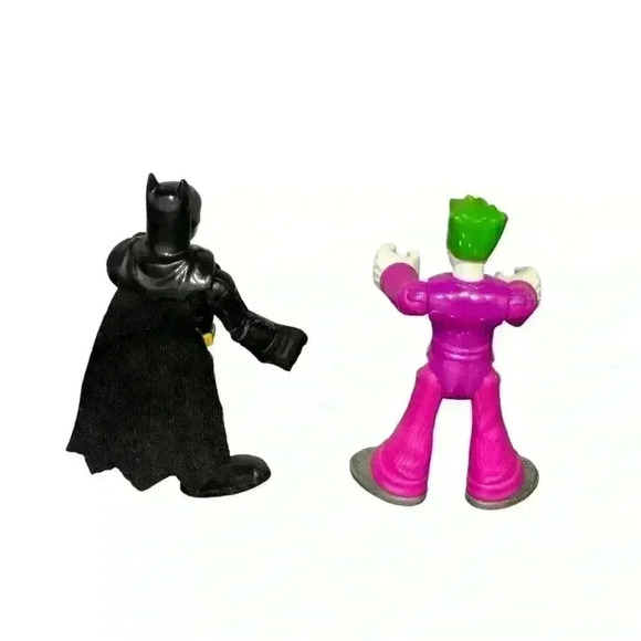 Two Batman Fisher Price Imaginext Figures- Batman & The Joker - Picture 3 of 5